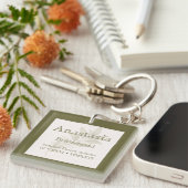 Personalized Bridesmaid  Sleutelhanger (Voorkant Rechts)