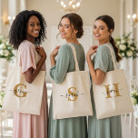 Personalized bridesmaid tote bags bag<br><div class="desc">Personalized bridesmaid tote bags, Large beige bridesmaid gift tote bags, Bride tote bag, Maid of honor tote bag, Party tote bag, Monogrammed tote bag Get ready for the big day and make every moment special with our Personalized Bridesmaid or Bride Tote Bag. This large beige canvas gift tote bag is...</div>