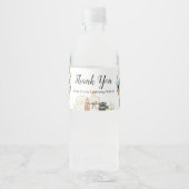 Personalized Bridesmaids water bottle label Waterfles Etiket (Voorkant)