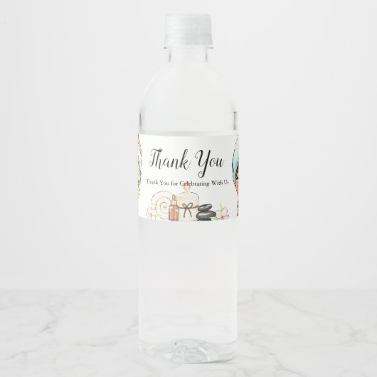 Personalized Bridesmaids water bottle label Waterfles Etiket (Voorkant)