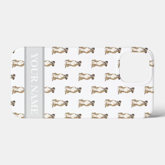 Personalized Brindle Boxer Dog Case-Mate iPhone Case (Achterkant (horizontaal))