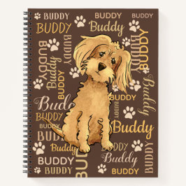 Personalized Brown Dog Journal Notitieboek