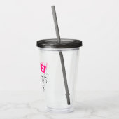 PERSONALIZED BRUIDSMAID TROUWFEEST ACRYL DRINKBEKER (Links)