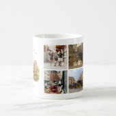Personalized Brussels Belgium Travel Photo Mug Koffiemok (Center)