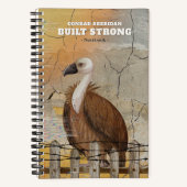 Personalized Built Strong Notebook for Men Notitieboek (Voorkant)