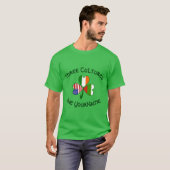 Personalized Bulgaria Ireland USA Shamrock Men's T-shirt (Voorkant volledig)