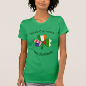 Personalized Bulgaria Ireland USA Shamrock Women's T-shirt (Voorkant)