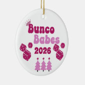 Personalized Bunco Babe Annual Ornament (Rechts)