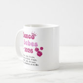 Personalized Bunco Babe  Koffiemok (Voorkant links)
