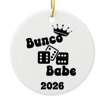 Personalized Bunco Babe Ornament