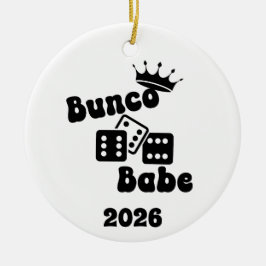 Personalized Bunco Babe Ornament