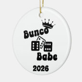 Personalized Bunco Babe Ornament (Links)