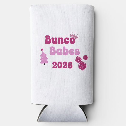 Personalized Bunco Babe  Seltzer Blikjeskoeler (Voorkant)