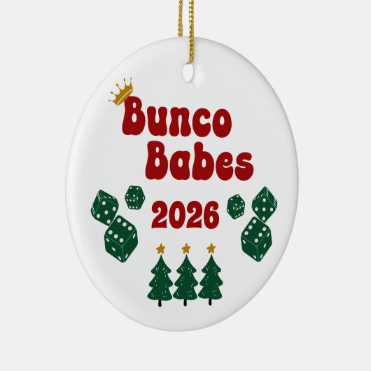 Personalized Bunco Babes Ornament (Rechts)