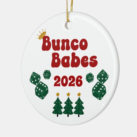 Personalized Bunco Babes Ornament (Links)