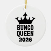 Personalized Bunco Queen Ornament (Voorkant)