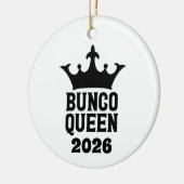 Personalized Bunco Queen Ornament (Links)