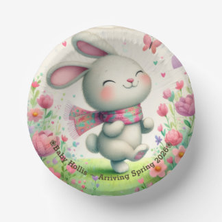 Personalized Bunny Baby Shower Bowls Papieren Kommen