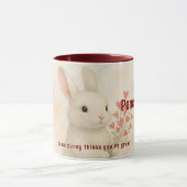 Personalized Bunny Mug Mok (Midden)