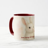Personalized Bunny Mug  Mok (Voorkant links)