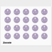 Personalized Bunny Name Sticker – Cute Design  (Vel)