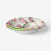 Personalized Bunny Paper Party Bowls Papieren Kommen (Gebogen)