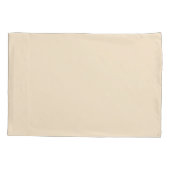 Personalized Burgundy Cream Lattice Elegant Chic Kussensloop (Achterkant)