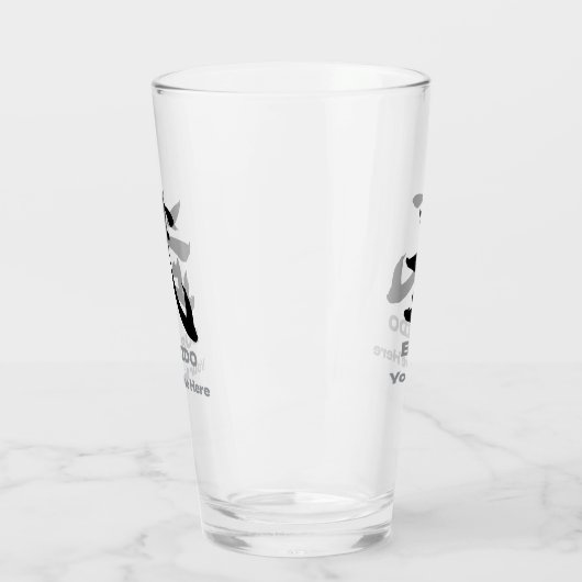 Personalized BUSHIDO 武 Kanji Beer Mug Glas (Links)