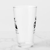 Personalized BUSHIDO 武 Kanji Beer Mug Glas (Rechts)