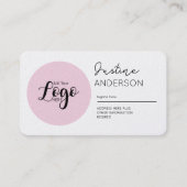 Personalized Business Cards with Logo & Social Visitekaartje (Voorkant)