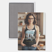 Personalized Business Logo or Image Rectangle Magneet (Voorkant / Achterkant)