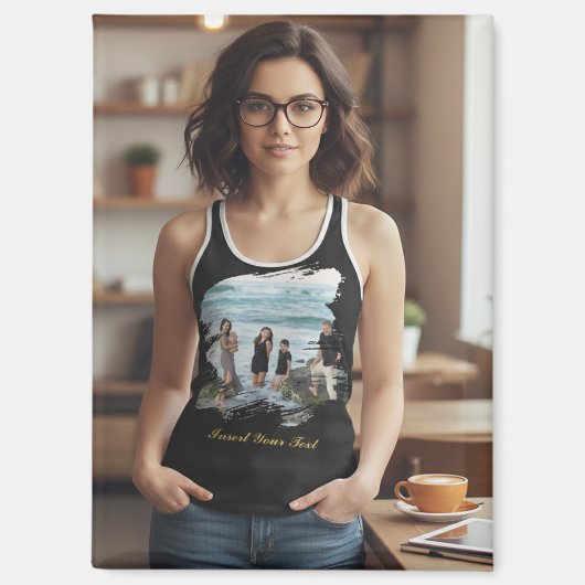 Personalized Business Logo or Image Rectangle Magneet (Voorkant)