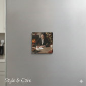 Personalized Business Logo or Image Square Magneet