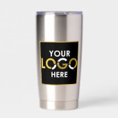 Personalized Business Logo QR Code Promotional Geïsoleerde Drinkbeker (Voorkant)
