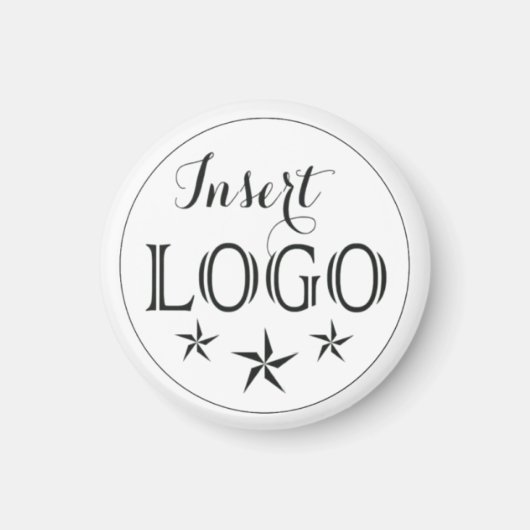 Personalized Business Logo Round Magneet (Voorkant)