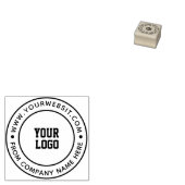 Personalized Business Logo Rubber Stamp Rubberstempel (Gestempeld)