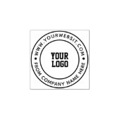 Personalized Business Logo Rubber Stamp Rubberstempel (Afrduk)