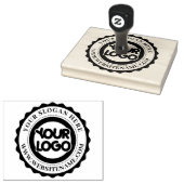 Personalized Business Logo Stamp Rubberstempel (Gestempeld)