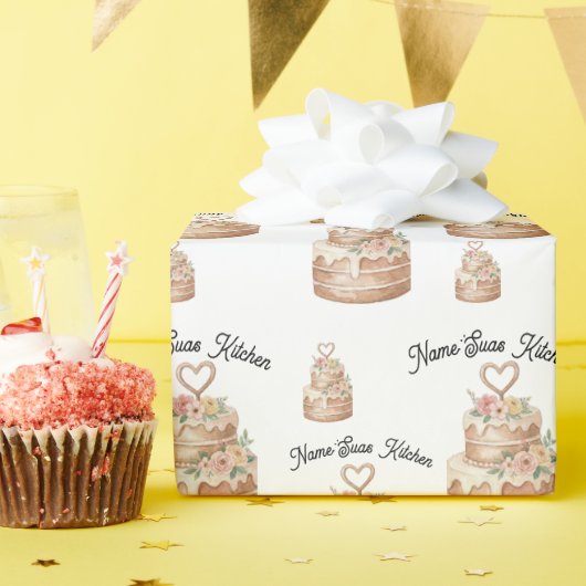 Personalized  cadeaupapier (Verjaardagsfeest)