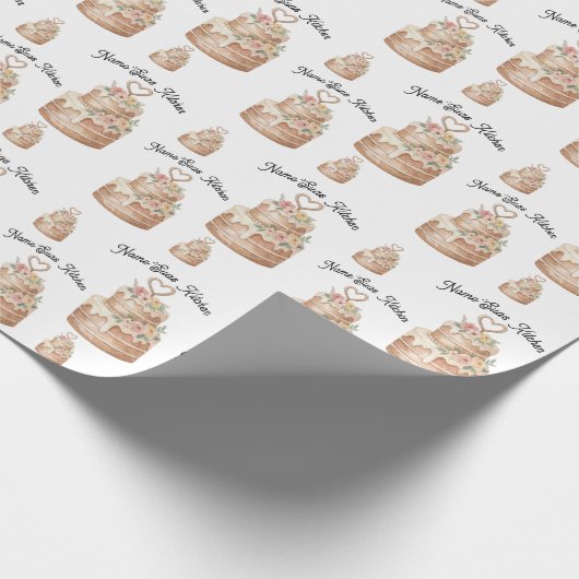 Personalized  cadeaupapier (Hoek)