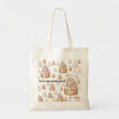 Personalized Cake Tote Bag - Custom Baker Gift (Voorkant)