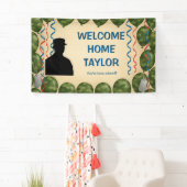Personalized Camouflage Military Welcome Home  Spandoek (Insitu)