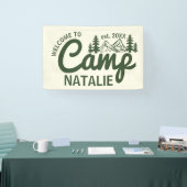 Personalized Camp Bachelorette Party Cool Welcome Spandoek (Beurs)