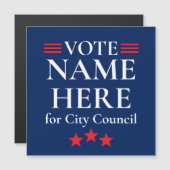 Personalized Campaign Election Magnetische Uitnodiging (Voorkant / Achterkant)