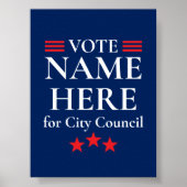 Personalized Campaign Election Poster (Voorkant)