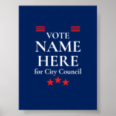 Personalized Campaign Election Poster (Voorkant)
