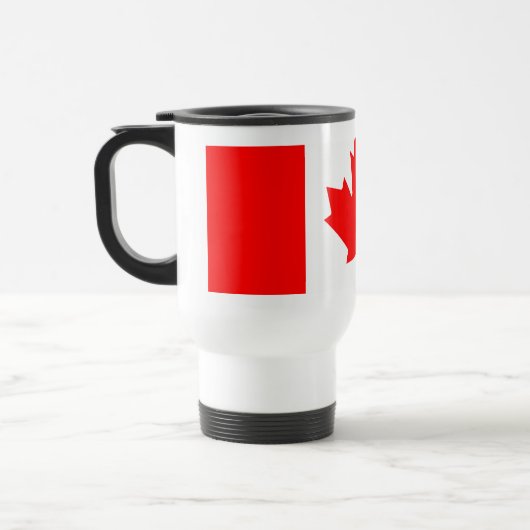 Personalized Canada Flag | Custom Name Canada Day Reisbeker (Links)