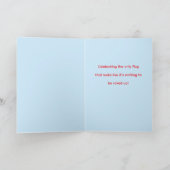 Personalized Canada Flag Day Greeting Card  Kaart (Binnen)