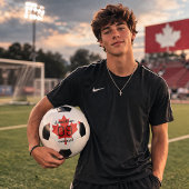 Personalized Canada Maple Leaf Soccer Gift Voetbal