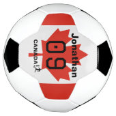 Personalized Canada Maple Leaf Soccer Gift Voetbal (Gedraaid)